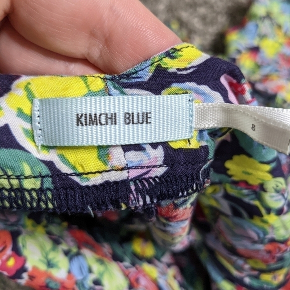 ✨3/$15 UO Kimchi Blue colorful floral romper 8 - Picture 10 of 11